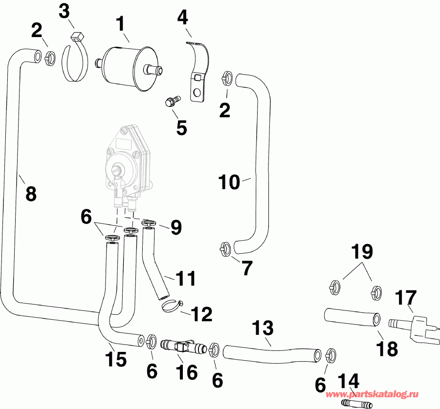 �������� ��������� ����� EVINRUDE E60DPLSUM  - el Filter