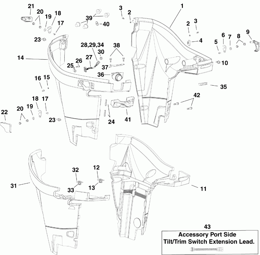 ��������� �������� ����� ������� E250DPXSCM  - wer ������ ��������� (�����) / wer Engine Cover