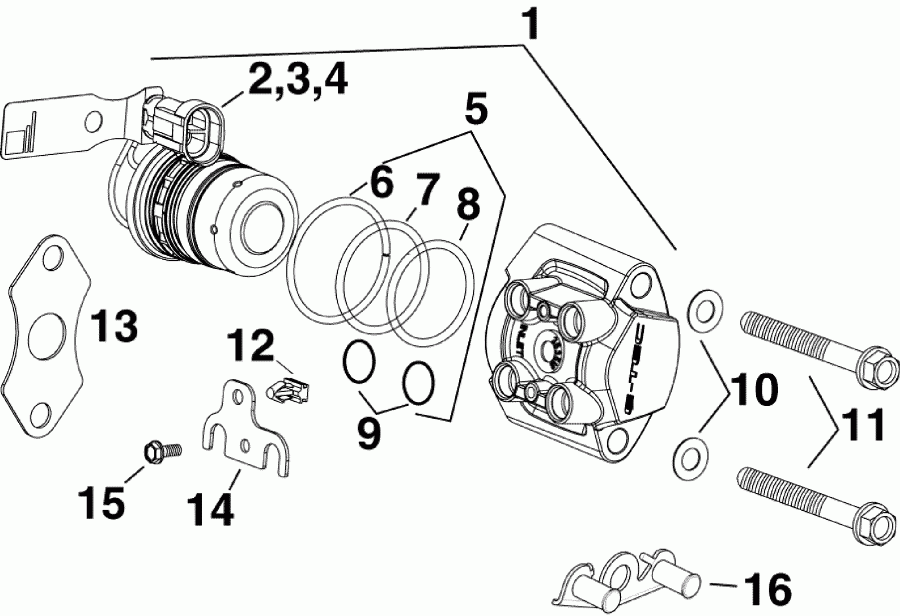 ��������� �������� ����� EVINRUDE E115DSLSEF  - el �������� - el Injector
