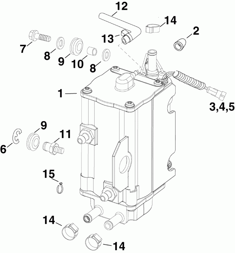 �������� ����� ������� E250DPLSEB  - el ����� & �������������� - el Pump & Vapor Separator