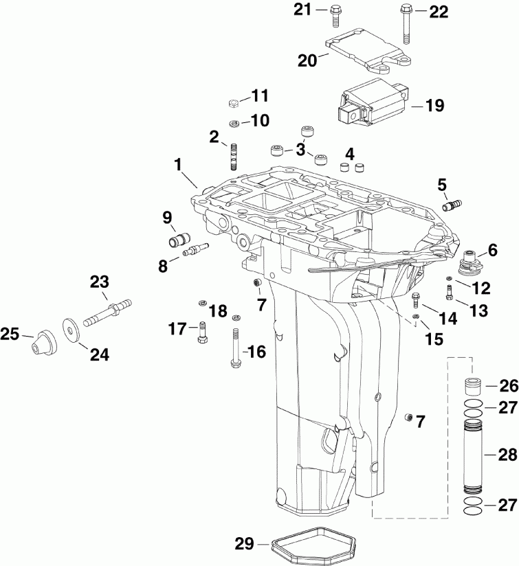 �������� ����� ������� E300DPXSEC  - haust ������ Inner - haust Housing Inner