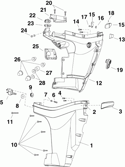 �������� ��������� ����� ������� E30DELSES  - wer Engine Cover