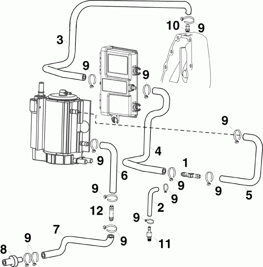�������� ��������� ����� ������� E60DSLSEC  - oling Hoses