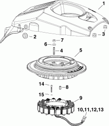  &  (Flywheel & Stator)
