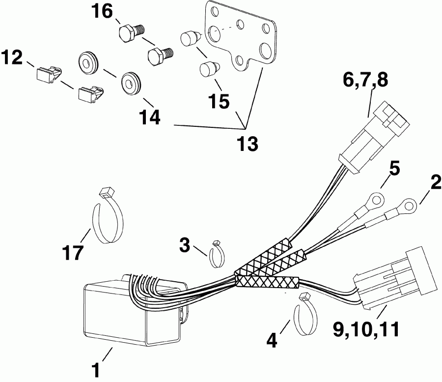 ��������� �������� ����� EVINRUDE E90DPXISD  - im & Tilt ����