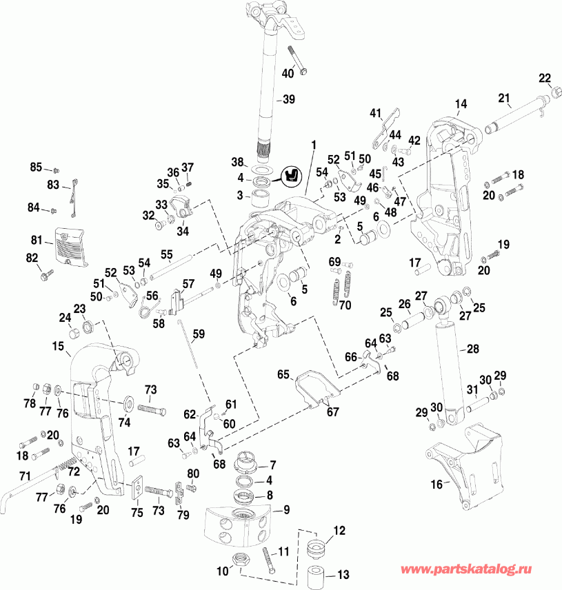 ��������� ��������� EVINRUDE E90WDEXISF  - W Models - W Models