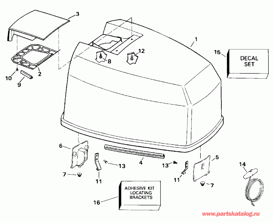  Evinrude E125WTPLE 1995  - gine  - gine Cover