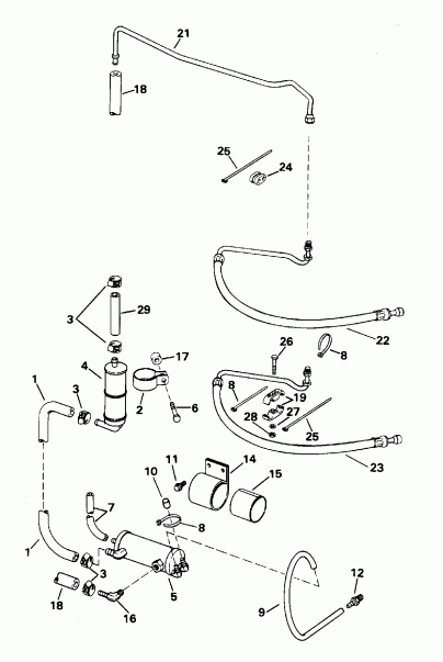 ��������� �������� ����� EVINRUDE E200CXEOC 1995  - wer ������� ������� Gro���� - wer Steering Group