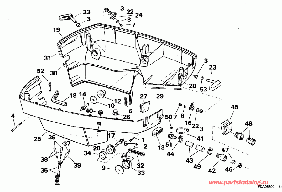  ������� E300PXEOR 1995  - wer Engine Cover - wer ������ ��������� (�����)