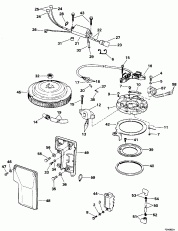 Ignition System - 25 & 40  Start (Ignition System - 25 & 40 Rope Start)