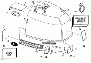   () - Evinrude (Engine Cover - Evinrude)