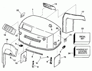   () - Evinrude (Engine Cover - Evinrude)
