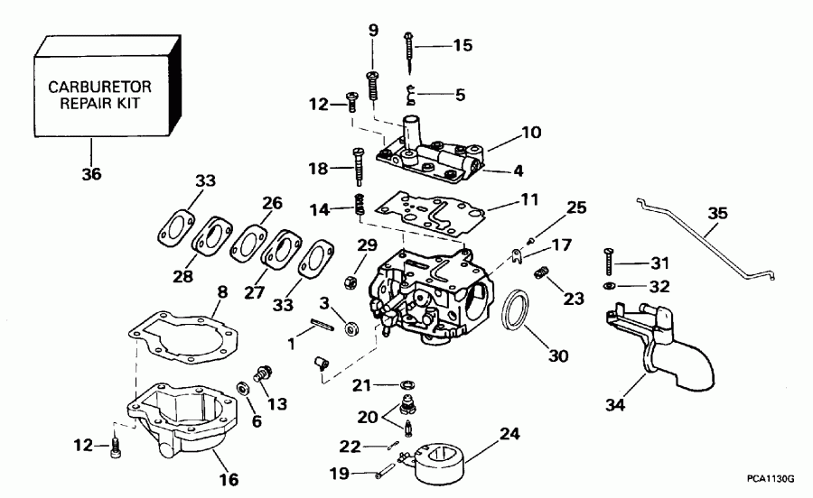     BE10FCLEDC 1996  - rburetor / rburetor