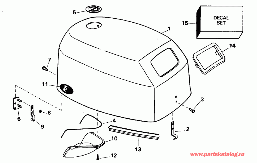 �������� ����� Evinrude BE10FDLEDR 1996  - Evinrude