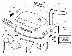   () - Evinrude (Engine Cover - Evinrude)
