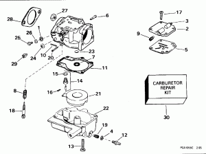  25ra - 25ral (Carburetor 25ra - 25ral)