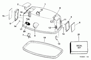   () - Evinrude (Engine Cover - Evinrude)
