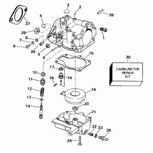  20sr - 20srl (Carburetor 20sr - 20srl)