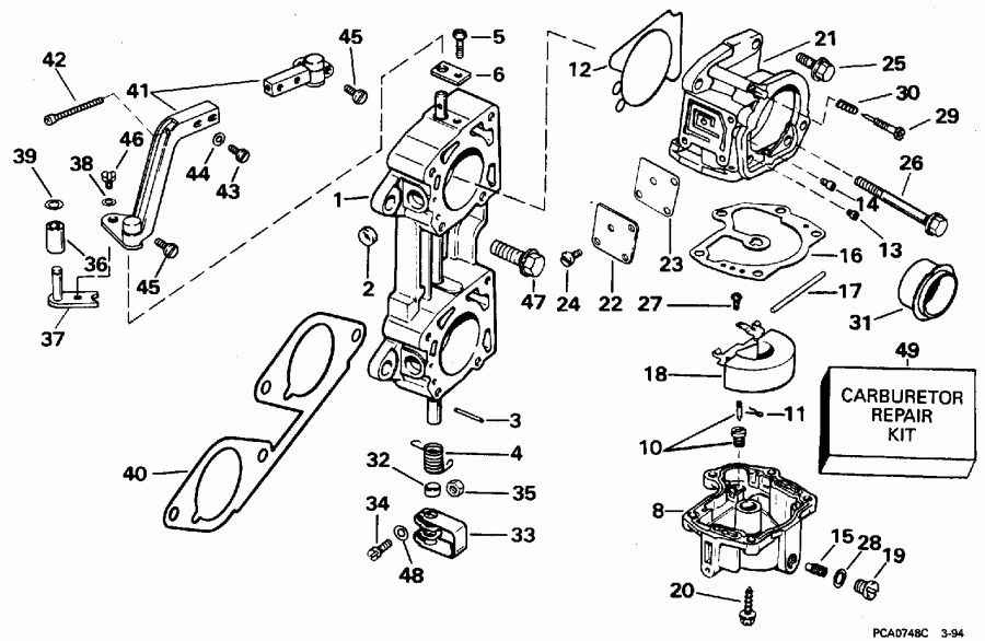 ����� ������� BE250CXEDA 1996  - rburetor - rburetor