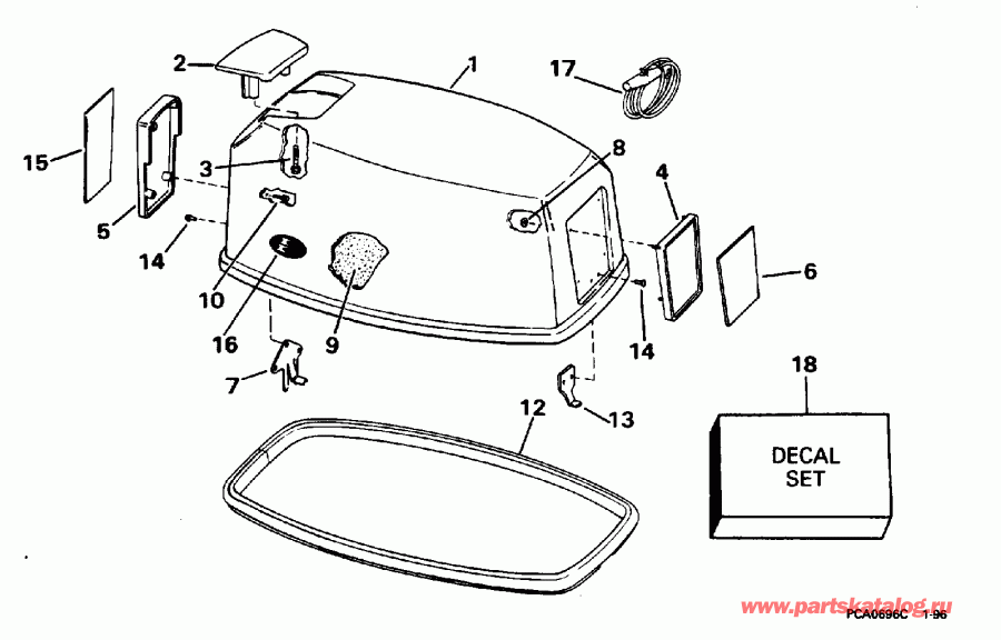 ��������� Evinrude BE25ERLEDC 1996  - Evinrude