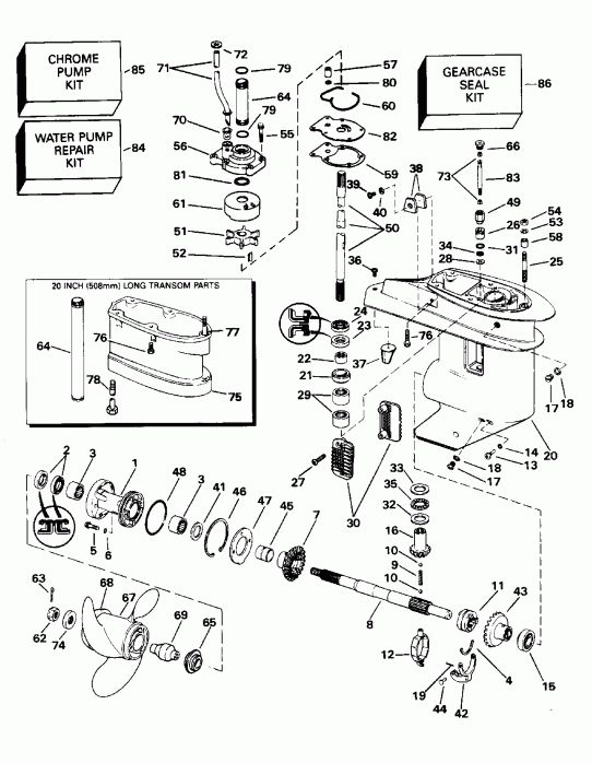 �������� ��������� ����� EVINRUDE BE25ERLEDC 1996  - arcase - arcase