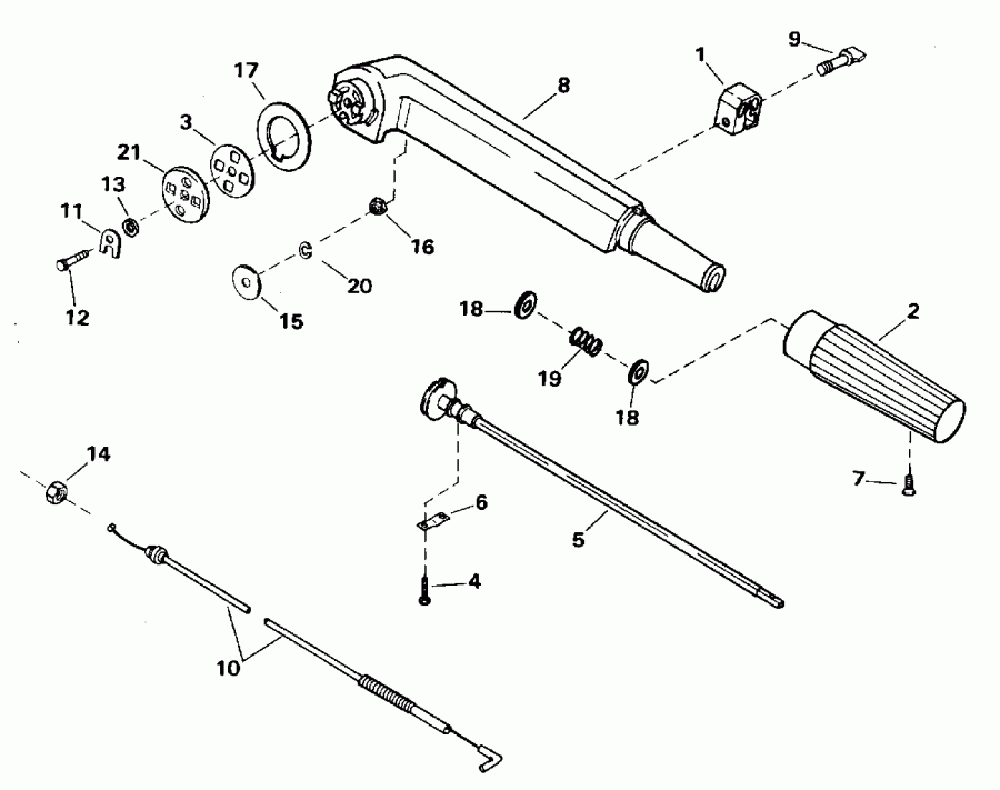 ��������� ��������� Evinrude BE4BRLEDS 1996  - ller ����� / ller Arm