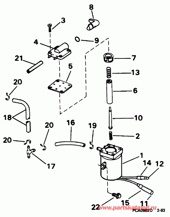   Evinrude E10RELEDD 1996  - ectric Primer System / ectric Primer System