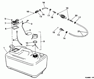   - 6  P / n 175303 (Fuel Tank - 6 Gallon P/n 175303)
