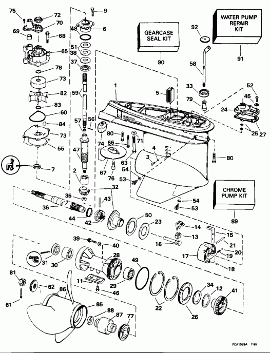  EVINRUDE E112TSXEDR 1996  - arcase / arcase