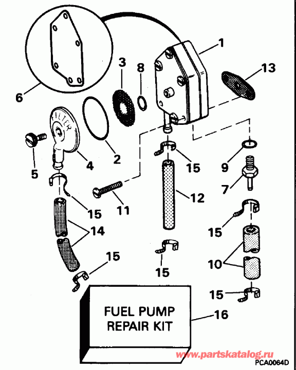    EVINRUDE E20CREDA 1996  - el Pump - el 