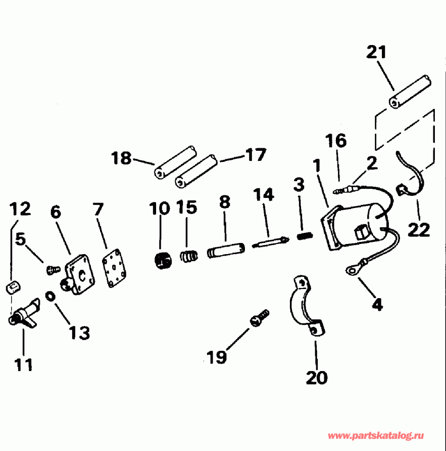 ��������� EVINRUDE E40ELEDS 1996  - Electric Start