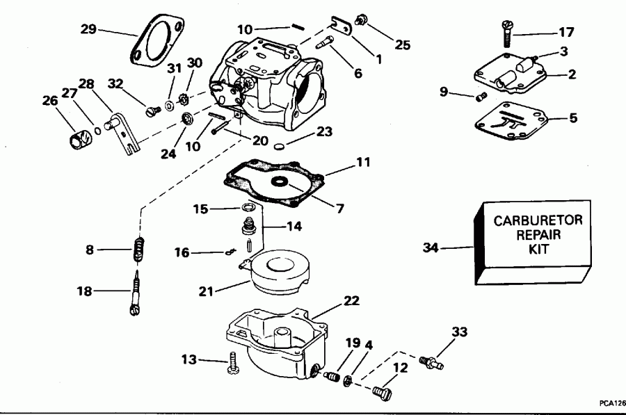  Evinrude E40TLEDS 1996  - All 40 Models / All 40 Models