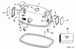   () - Evinrude (Engine Cover - Evinrude)