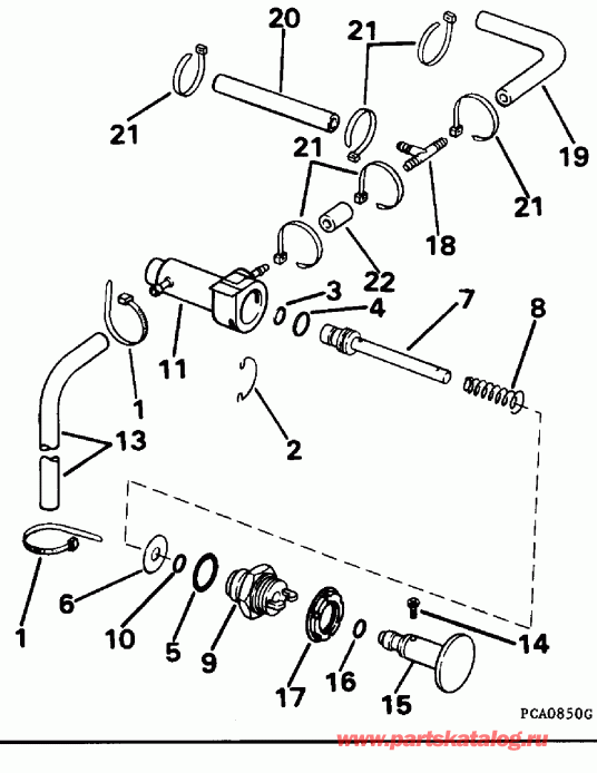 ��������� �������� ����� Evinrude HE20CRLEDA 1996  - imer System / imer System