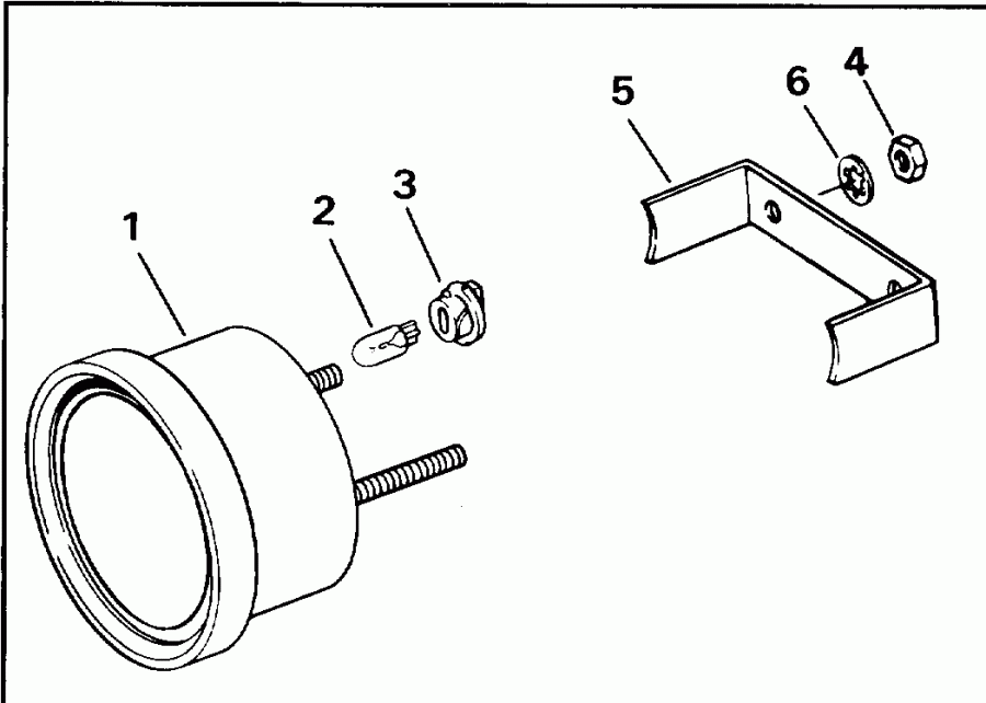  Evinrude SE200WTPLA 1996  - c System Check Tachometer Kit