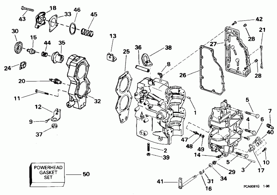 ��������� ��������� EVINRUDE SE45RSLH 1996  - linder & ������ ���������