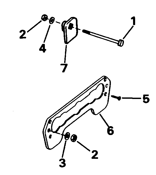 ��������� ��������� Evinrude SE55RSW 1996  - ansom ��������� Kit - ansom Mount Kit
