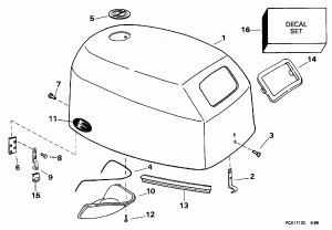  () - Evinrude (Engine Cover - Evinrude)