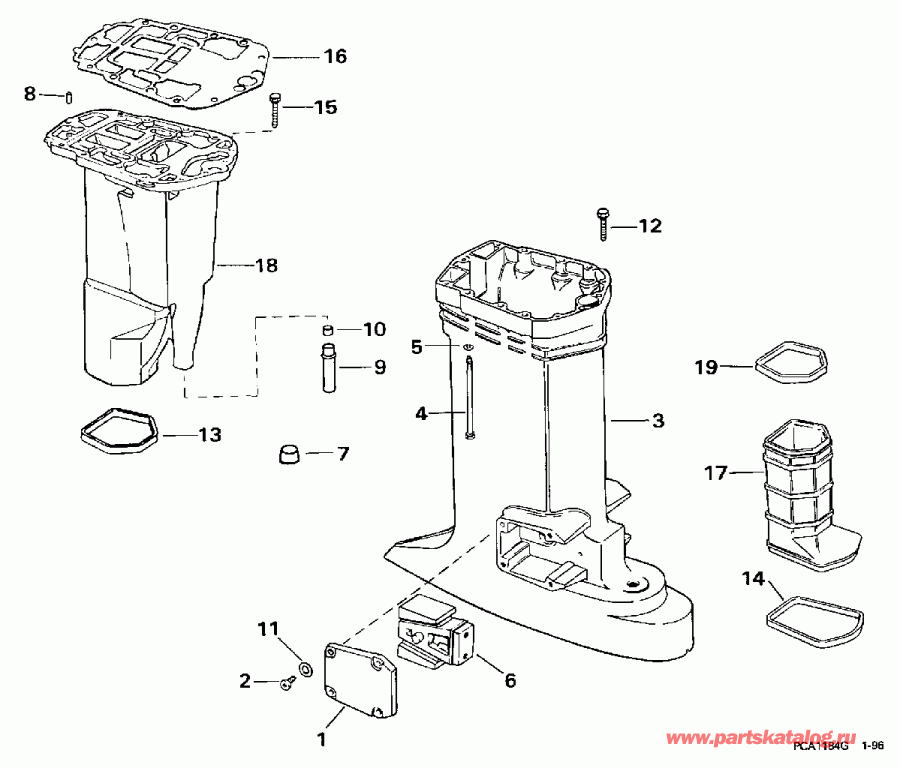   Evinrude BE115SXEUC 1997  - haust 