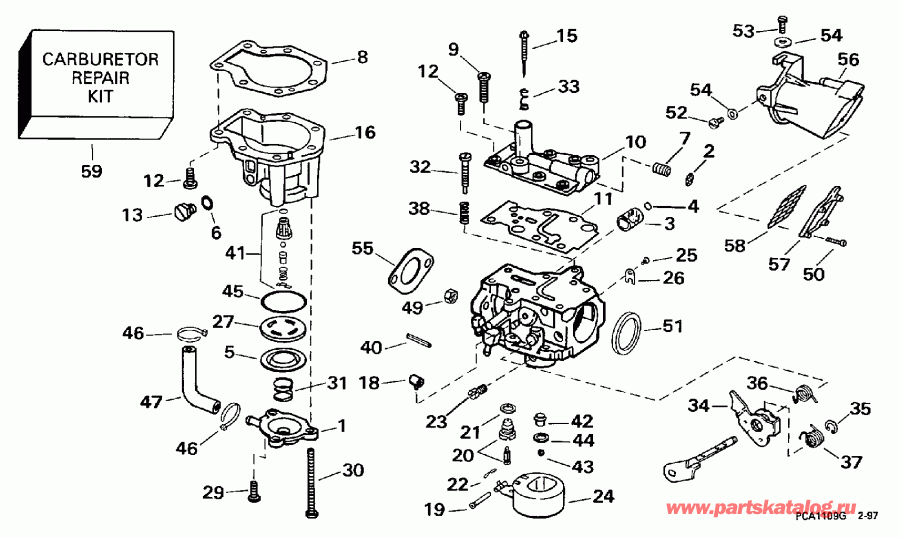 Evinrude BE15FDLEUA 1997  - 15 H.p.