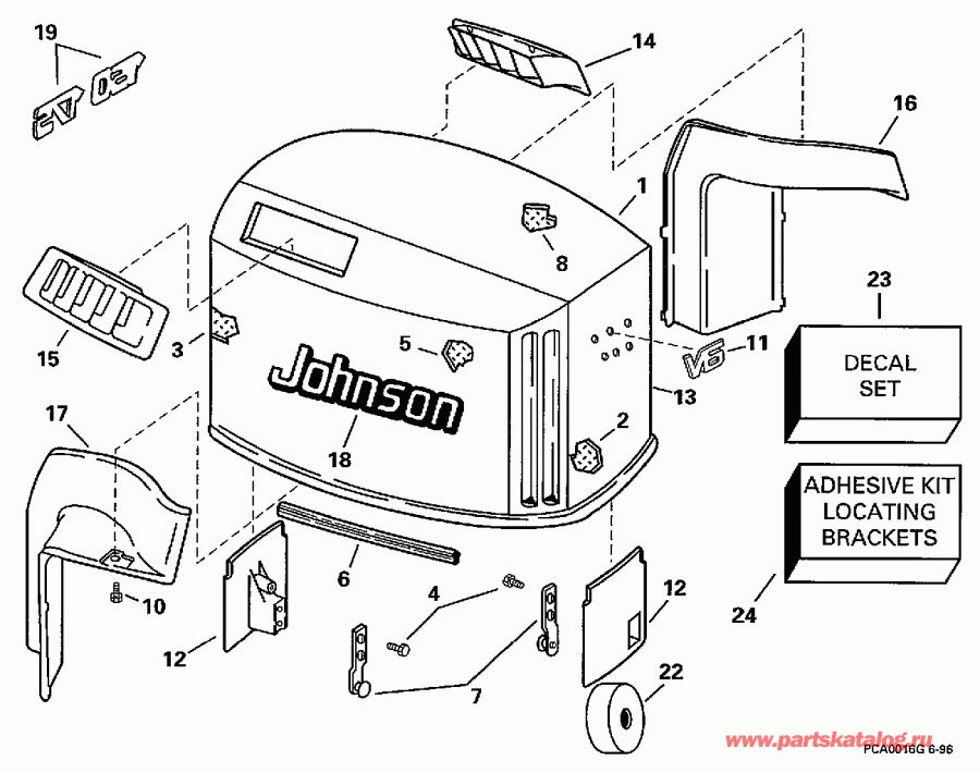 ��������� Evinrude BE175NXEUE 1997  - Johnson / Johnson