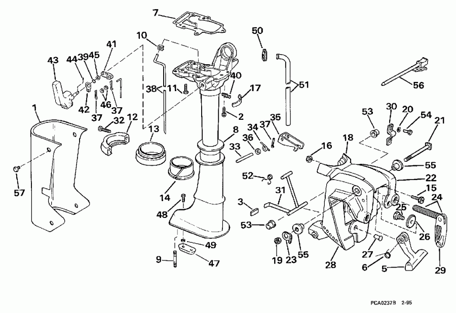   EVINRUDE BE4BREUC 1997  - dsection