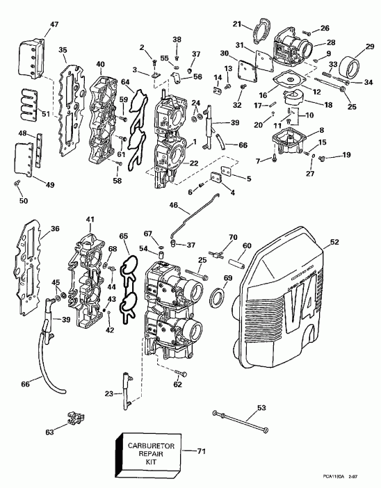    BE90SXEUC 1997  - rburetor & Intake Manifold