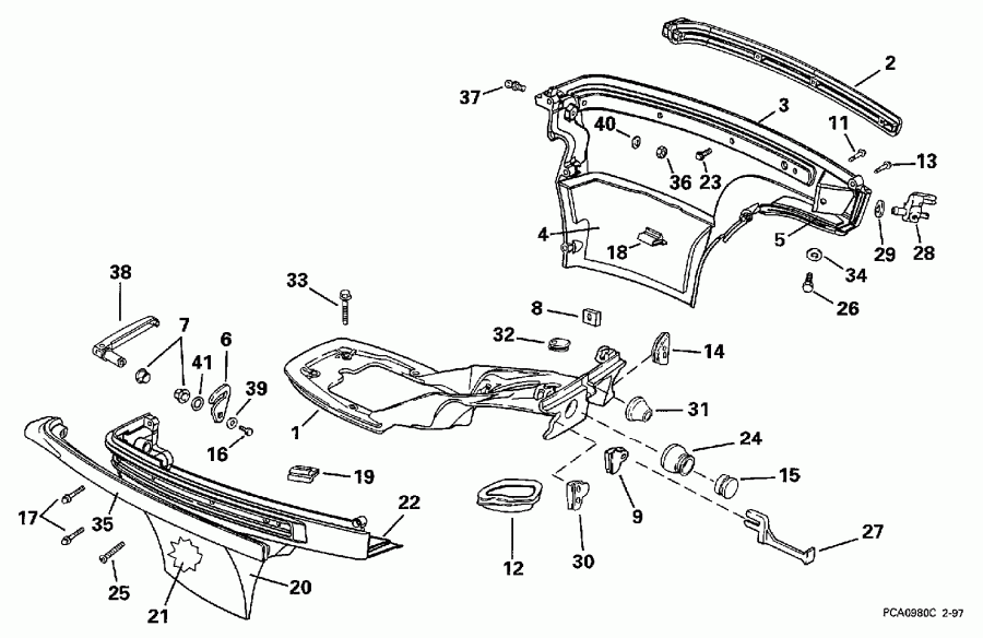 ������� E10ELEUS 1997  - wer ������ ��������� (�����) / wer Engine Cover