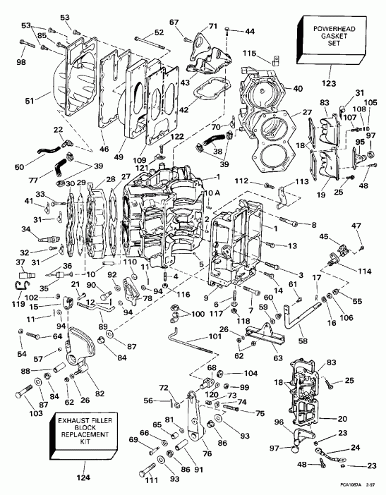     E115TSLEUA 1997  - linder &   - linder & Crankcase