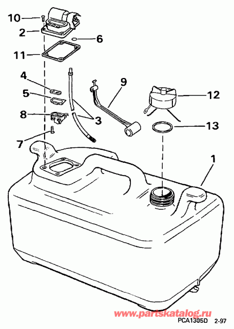 ��������� ����� Evinrude E15FKEUA 1997  - 6 ������