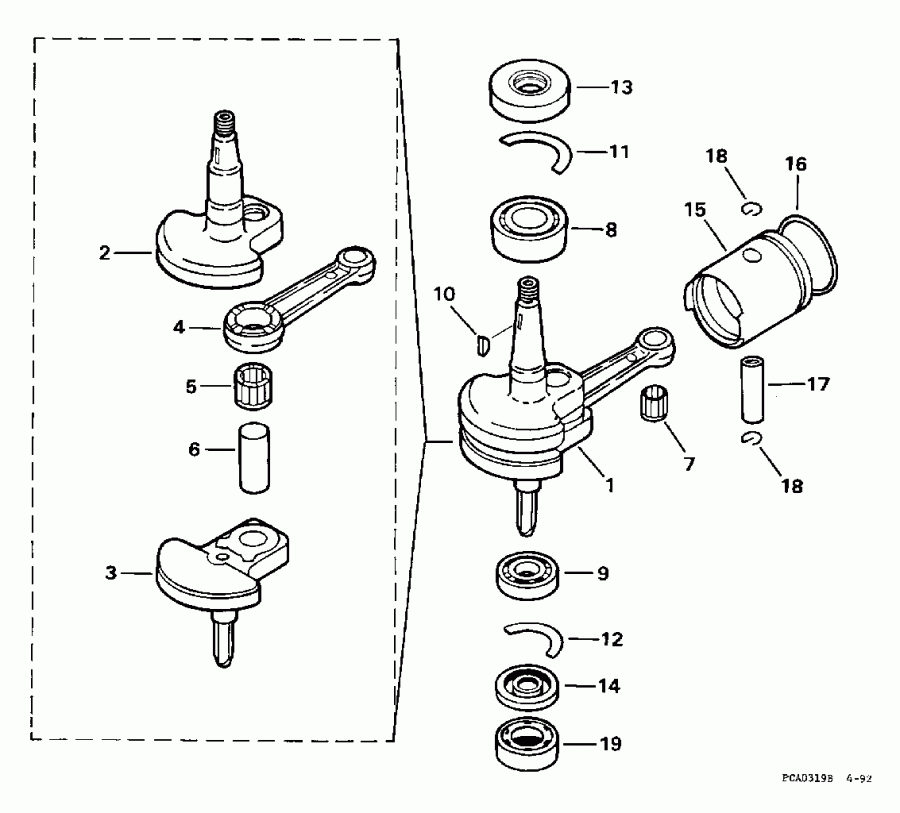 ��������� EVINRUDE E175EXEUC 1997  - nition System
