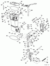 Midsection -    (Midsection - Power Trim & Tilt)