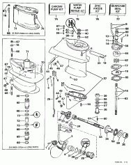  - 25rs, 25rw, H25fp (Gearcase - 25rs, 25rw, H25fp)