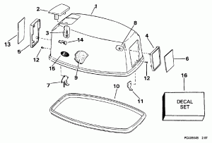   () - Evinrude (Engine Cover - Evinrude)